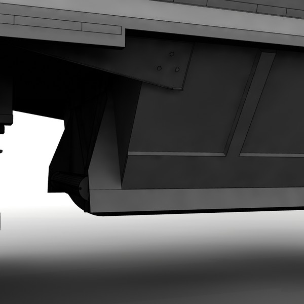 trailer beall 2 axle lwo - Beall 2 axle belly dump by bansheewoj